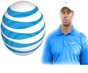 A T and T drops Woods sponsorship