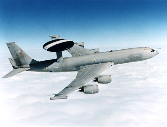 Airborne Warning and Control System (AWACS) plane