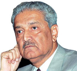 Scientist Abdul Qadeer Khan