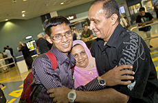 Indian immigrant reunited with wife, son, after 23 years 
