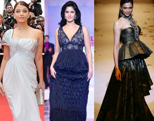 Aishwarya Rai,Katrina Kaif, Deepika Padukone