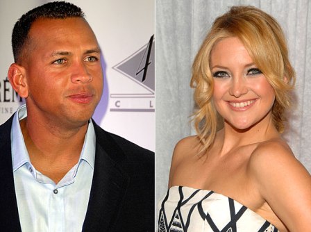 alex rodriguez and kate hudson kissing. The 30-year-old Hudson has