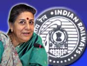 Ambika Soni, Indian Railways