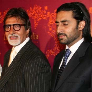 Abhi with Big B