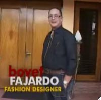 Filipino fashion designer Angelo Fajardo