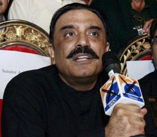 Pakistan People’s Party co-chairperson Asif Ali Zardari