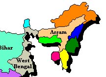 Assam Map