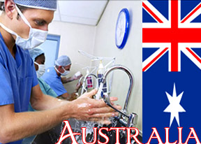 Less than 40 percent Australian doctors wash their hands after attending a patient