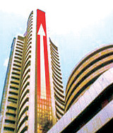 Sensex Closes 383.20 Pts Up At 14,961.07