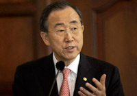 UN Secretary General Ban Ki-moon