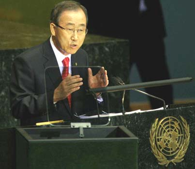 UN Secretary General Ban Ki-moon