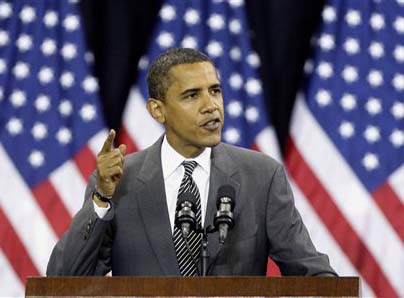 Embattled Obama takes economic policy plans on the road