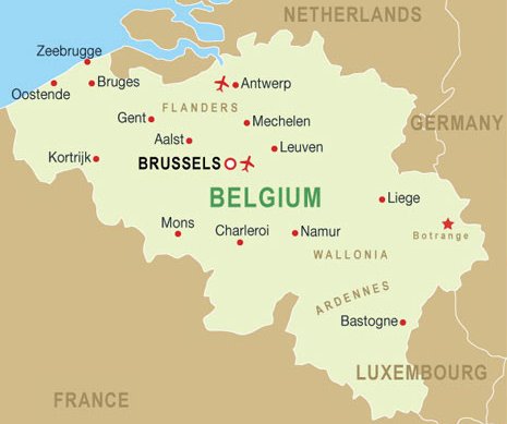 Belgium Map