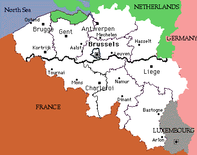 Belgium Map