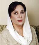 former Pakistan Prime Minister Benazir Bhutto