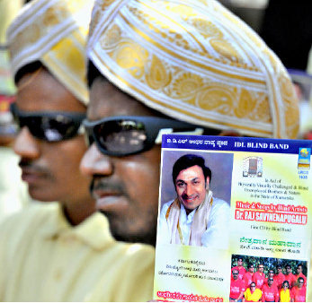 Blind band to make music for Karnataka's flood victims