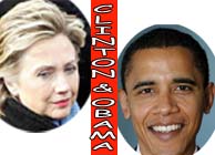 Barack Obama, Hillary Clinton