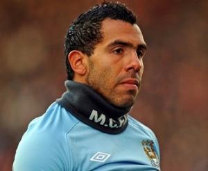 Tevez charged with driving offence