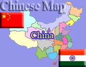 China Flag & Map