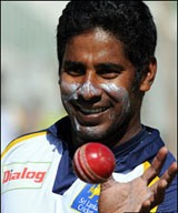 Sri Lankan left arm fast bowler Chaminda Vaas 