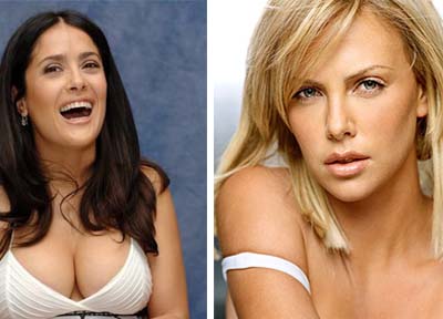 Salma Hayek had a "beautiful wedding", says Charlize Theron