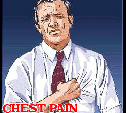 Sudden chest pains are sign of angina