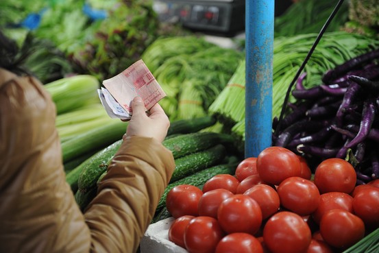Chinese inflation falls to 2.1% in March
