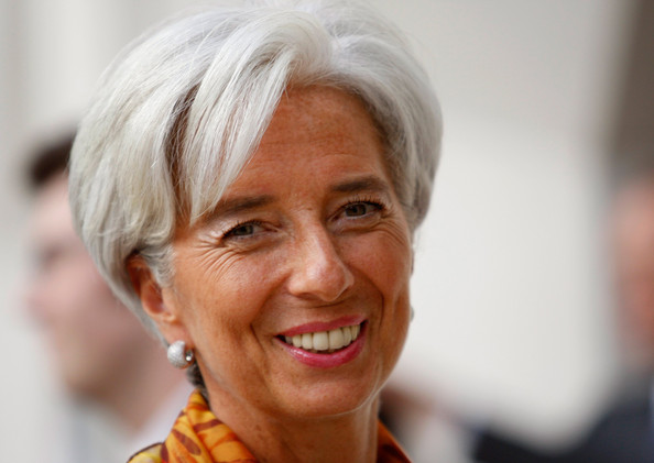 Christine Lagarde the managing director of the International Monetary Fund