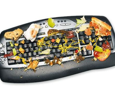 Computer keyboards can be breeding grounds for E. coli and other hazardous organisms