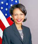 US Secretary of State Condoleezza Rice