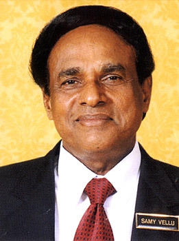 Malaysian Indian Congress President Datuk Seri S. Samy Vellu