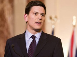 British Foreign Secretary David Miliband