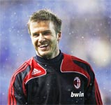 Beckham will stay at AC Milan for rest of season
