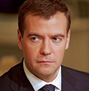 Russian President Dmitri Medvedev