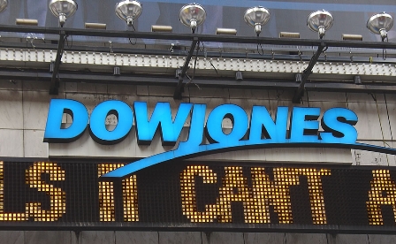 Dow Jones closes 0.5 percent higher on strong financial results