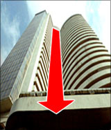 Sensex Below 10K, Down 403.23 Pts