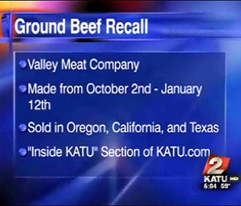 Hamburger in 4 states recalled by Valley Meat