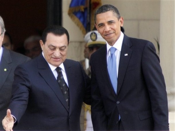Hosny Mubarak, Barack Obama