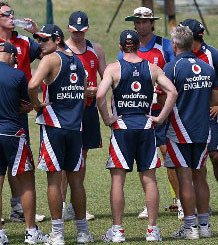 England team practicing in Abu Dhabi ahead of India tour