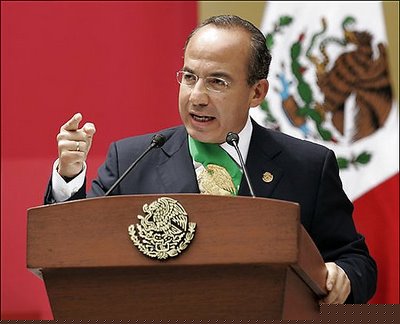 Mexican President Felipe Calderon