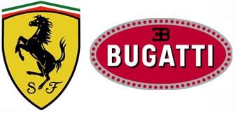 Ferrari and Bugattis Logo