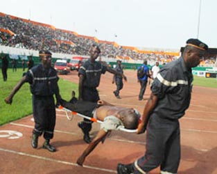 22 football fans killed in Ivory Coast city stadium stampede