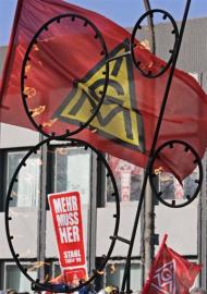 German engineering workers strike for higher pay 