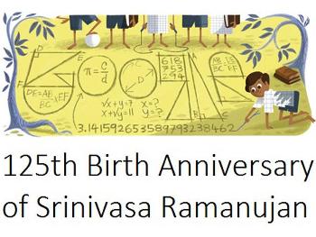 Google marks Srinivasa Ramanujan’s birth anniversary with doodle