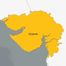 gujarat map