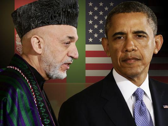 Hamid-Karzai-Barack-Obama