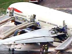 Heathrow jet crash