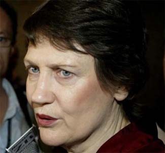 New Zealand Prime Minister Helen Clark