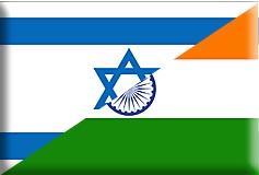 India & Israel Flags