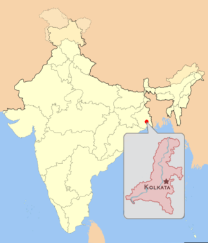 India-Kolkata-locator-map